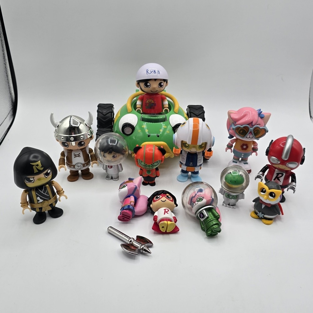 Ryan's World Toy‎ Action Figures Lot Mixed Series And Scales